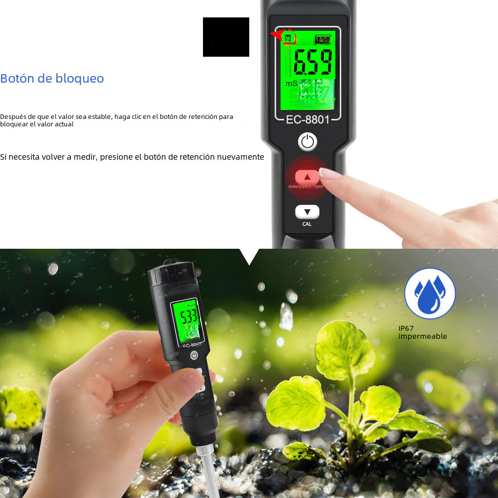 EC Soil Tester for Gardening and Orchard Planting