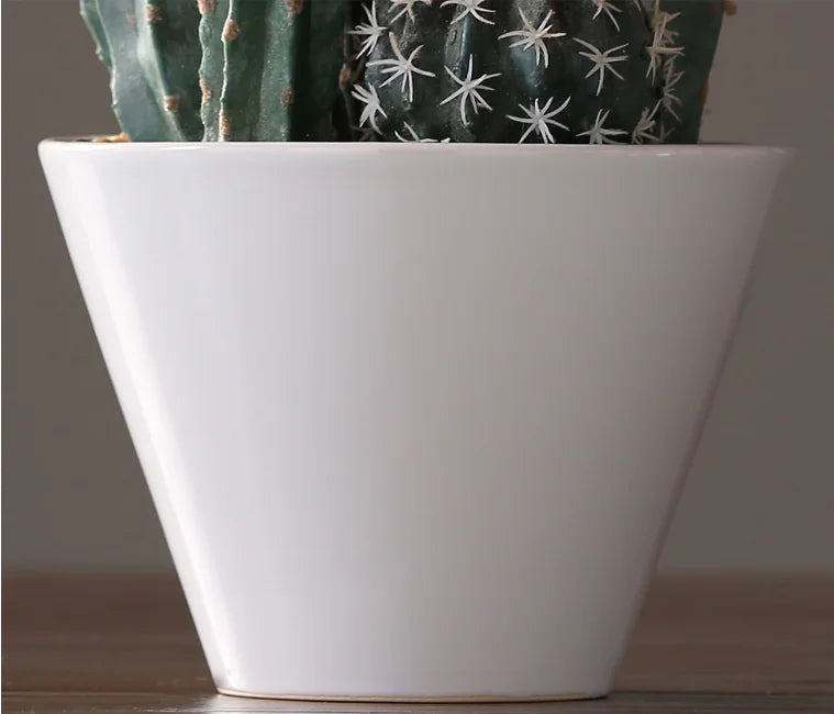 Nordic Faux Plant Cactus Decorative Potted Accent
