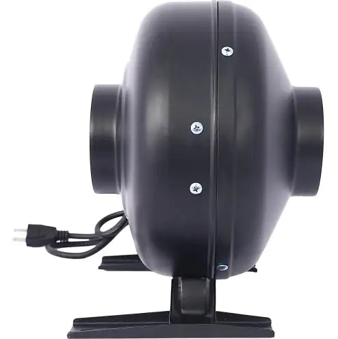 4-Inch 203 CFM Inline Duct Fan  Air Circulation Vent Blower For Hydroponics, Basements, And Kitchens
