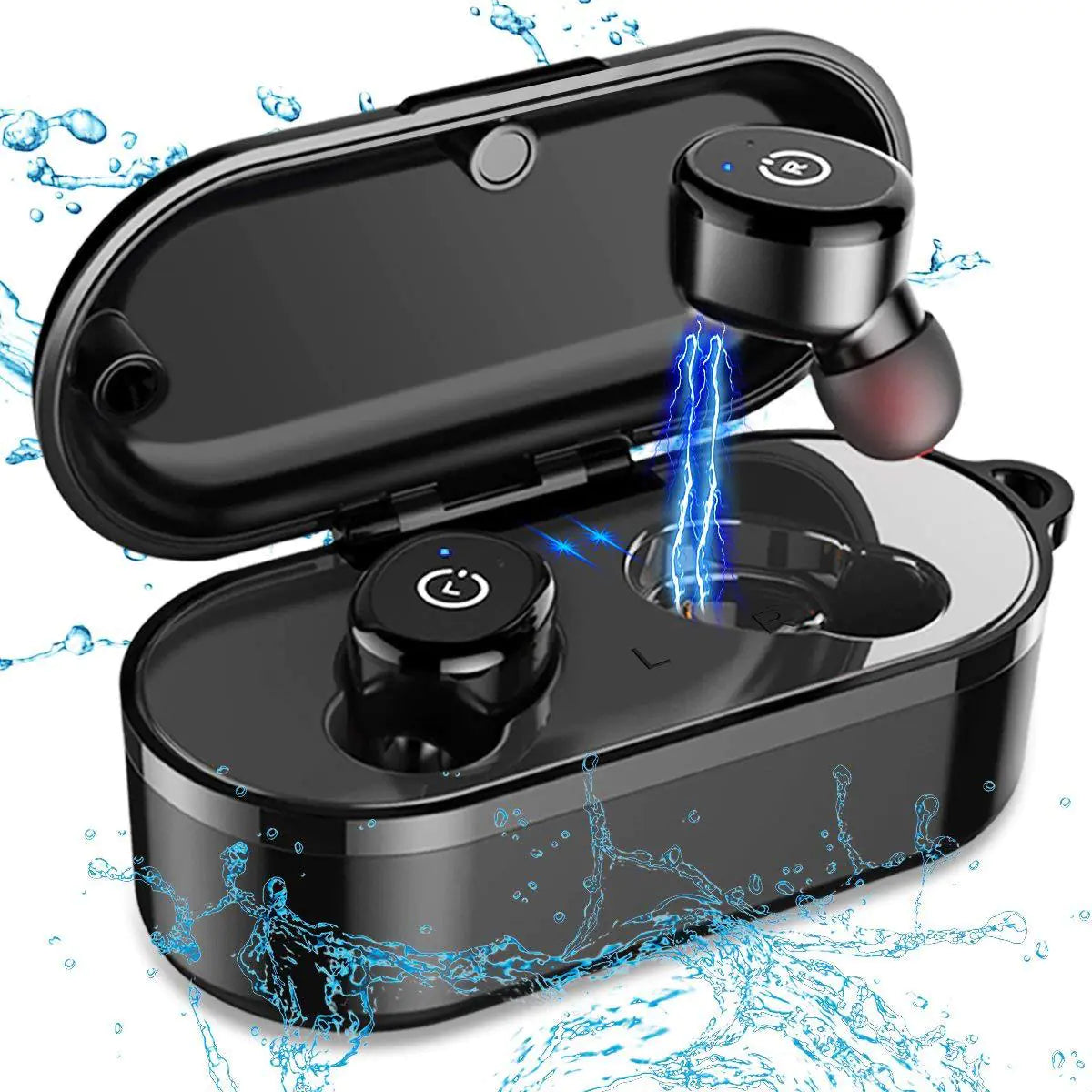 New TWS Wireless Bluetooth 5.0 Earbuds with Charging Case