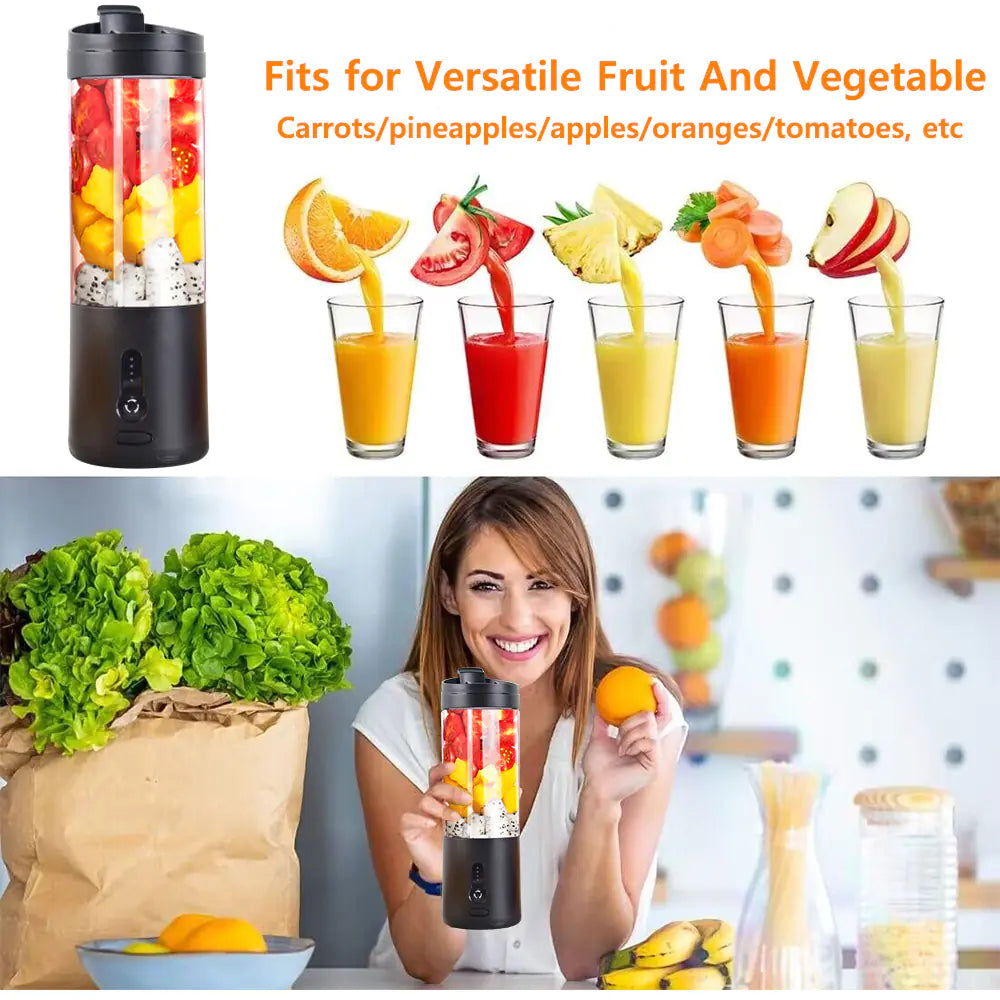 Mini Portable Electric Blender Bottle for Smoothies