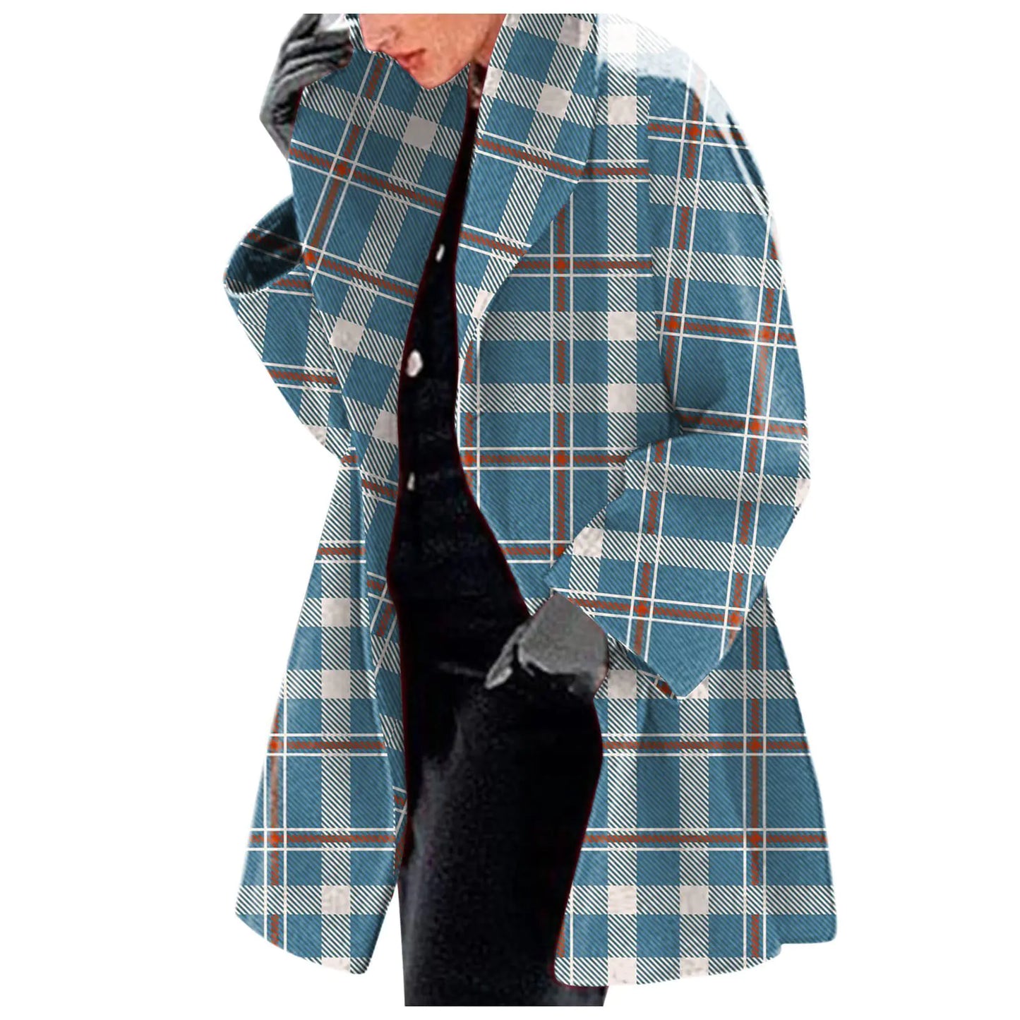Women's Fashion Woolen Printed Jacket