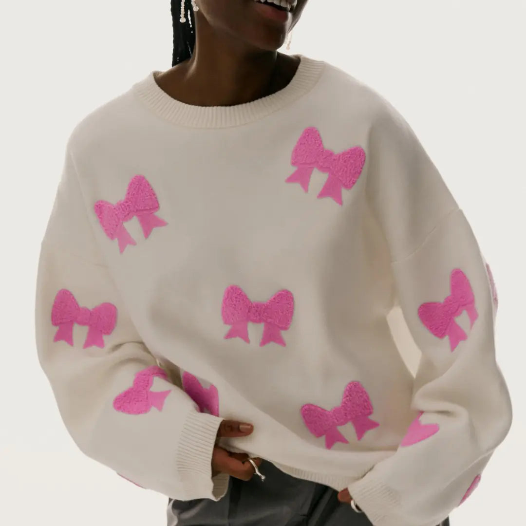 Embroidered Women's Fashion Love Sweater